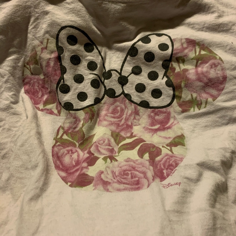 Disney Floral Minnie Shirt size 3